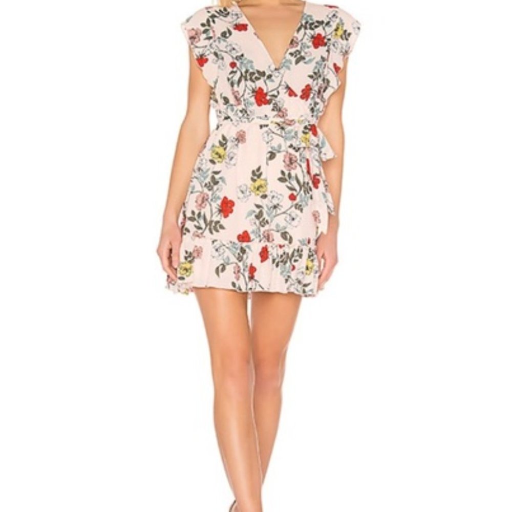 Jack by BB‎ Dakota OK Cupid Pink Floral Dress Cottagecore